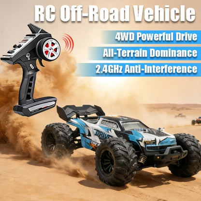 High Speed RC Off-Road Car 70KM/H Brushless Motor 1:14 1:16 Scale – 4WD All-Terrain Remote Control Monster Truck Dual Battery Option for Boys Kids Adults, Best Birthday Christmas Gift