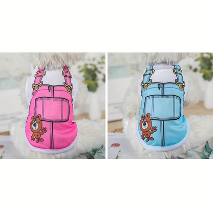 Dog Vest Lightweight Windproof Thermal Shirt for Small Dogs – Fashion Pet Costume for Teddy Bichon Pomeranian, Spring Summer Fall Dog Clothes, 2-Pack & 6-Pack Holiday Gift Set