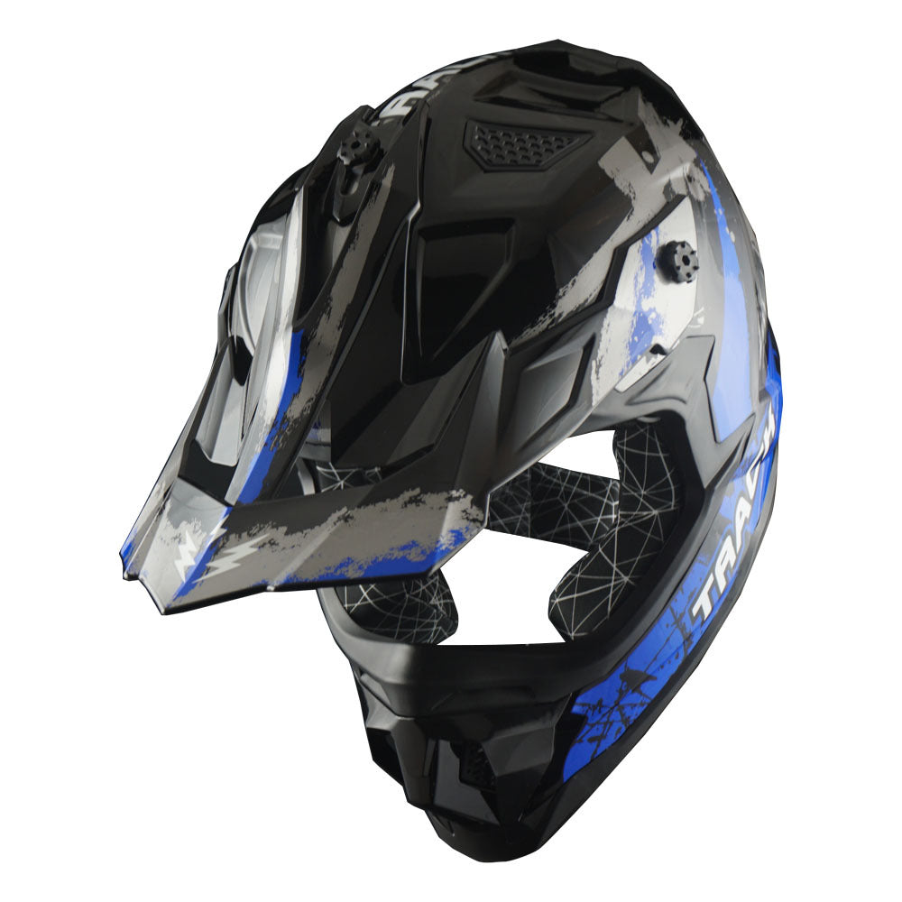 Adult Motorcycle Helmet ATV Dirt Bike Helmet Track Style