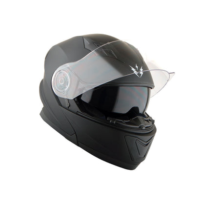 Motorcycle Modular Full Face Dual Visor Helmet Sun Shield Optional LED Tail Light: Modular901