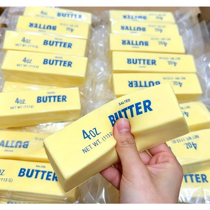 Butter Squishy Toys 10-Pack – Super Soft Slow Rising Butter Stick Squishies, Realistic Food Fidget Toys for Stress Relief, Anxiety & Sensory Play, Kids Party Favors