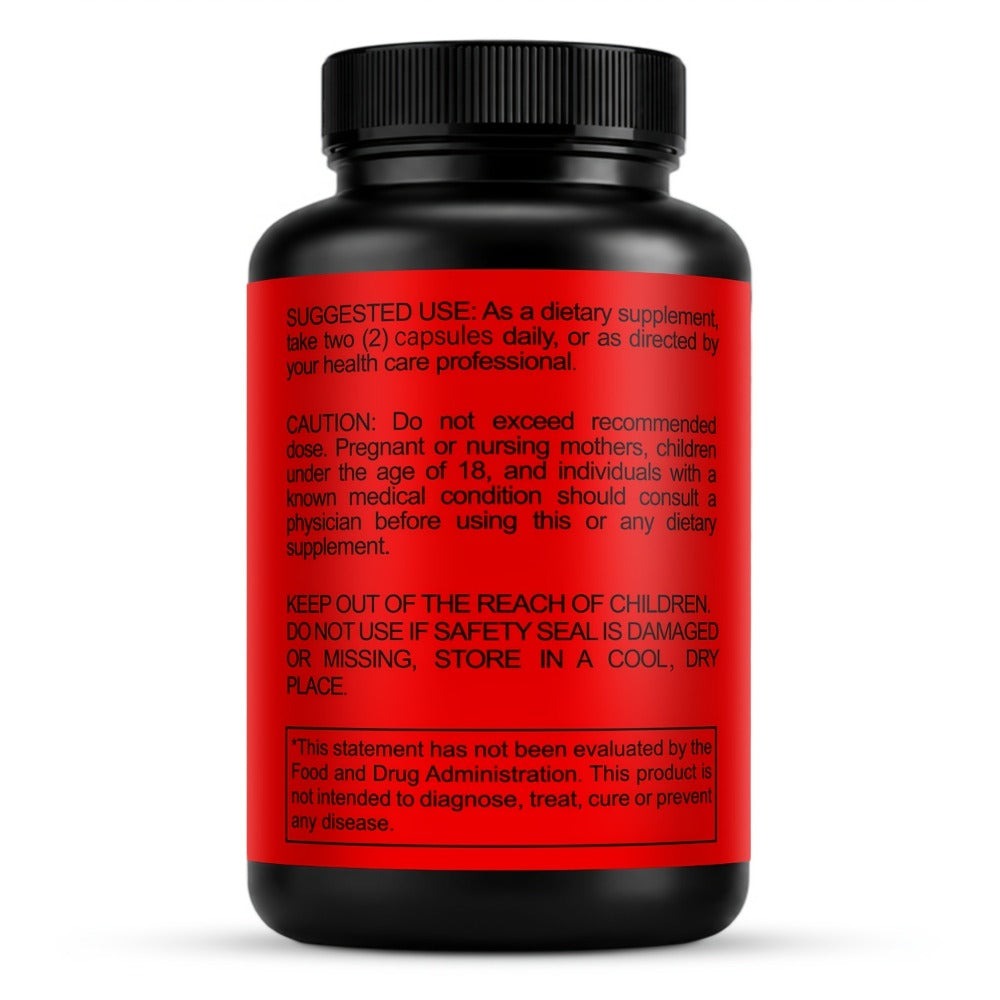 Horny Goat Weed Complex with Tongkat Ali, Ginseng & Premium Herbal Blend - Men's Vitality & Energy Support Supplement - 2 Pack Value Bundle