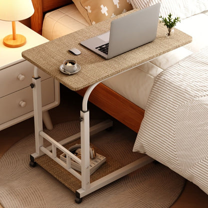 Bedside Table with Wheels Adjustable Height – Multi-Style Nursing Care Table for Elderly & Patients | Single & 3-Tier Rolling Overbed Dining Table, Home Medical Convalescent Furniture, 13 Styles