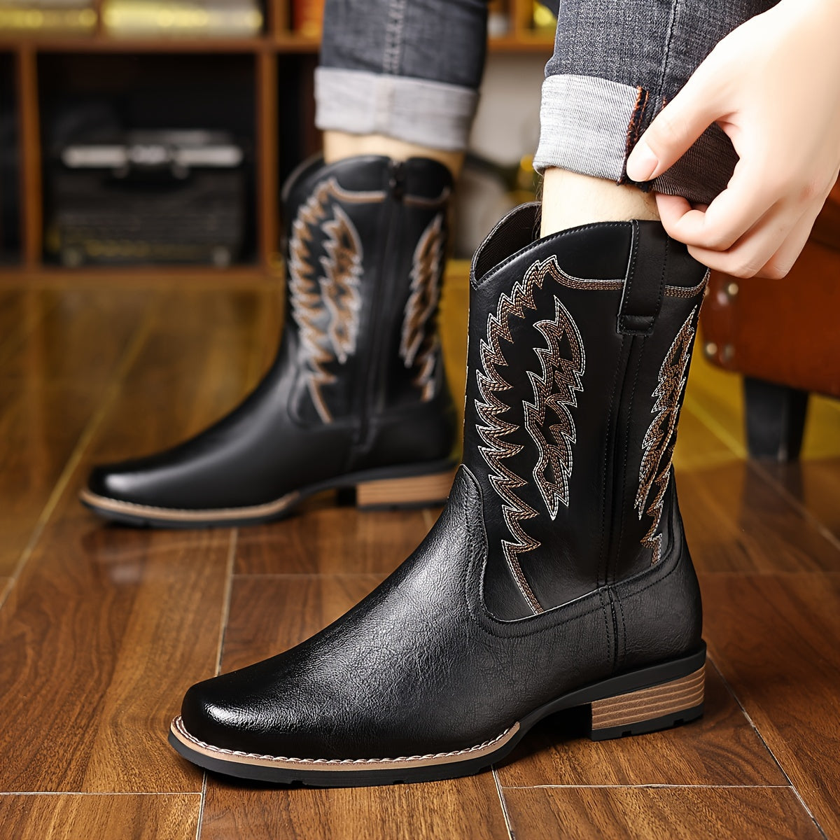 Men's Boots - Everyday Comfort & Durable Sole 618277