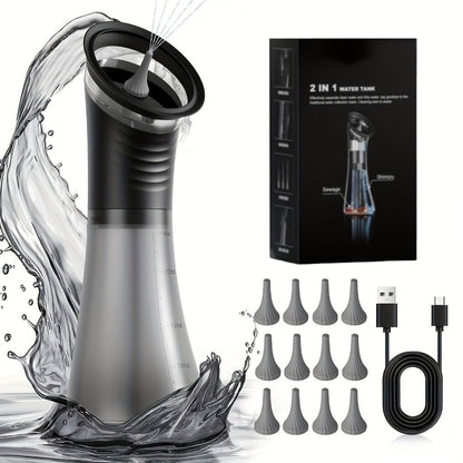 Electric Ear Cleaning System Professional Edition 3-Speed Hydraulic – Visual Waste Tank, Ear Dryer, USB Charging, Dry Dirty Storage, Safe Home Ear Wax Removal Kit Christmas Gift