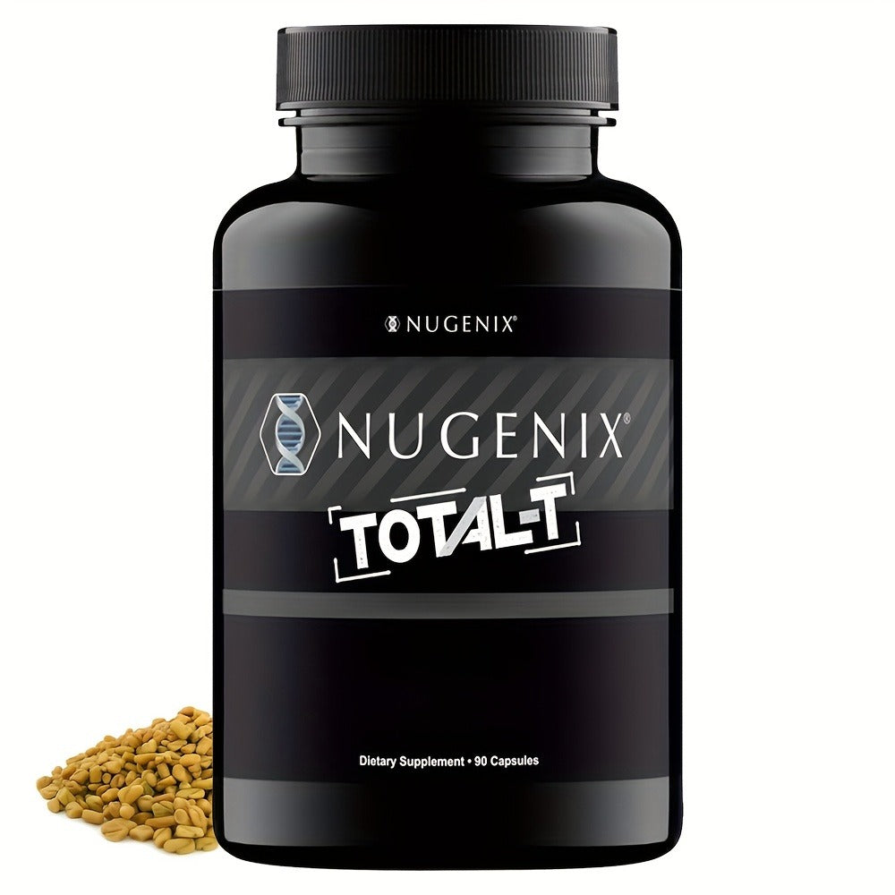 Total-T Testosterone Booster for Men — Daily Vitality & Hormone Support Capsules | Natural Energy, Strength, Stamina & Overall Male Health Formula | 90 Capsules