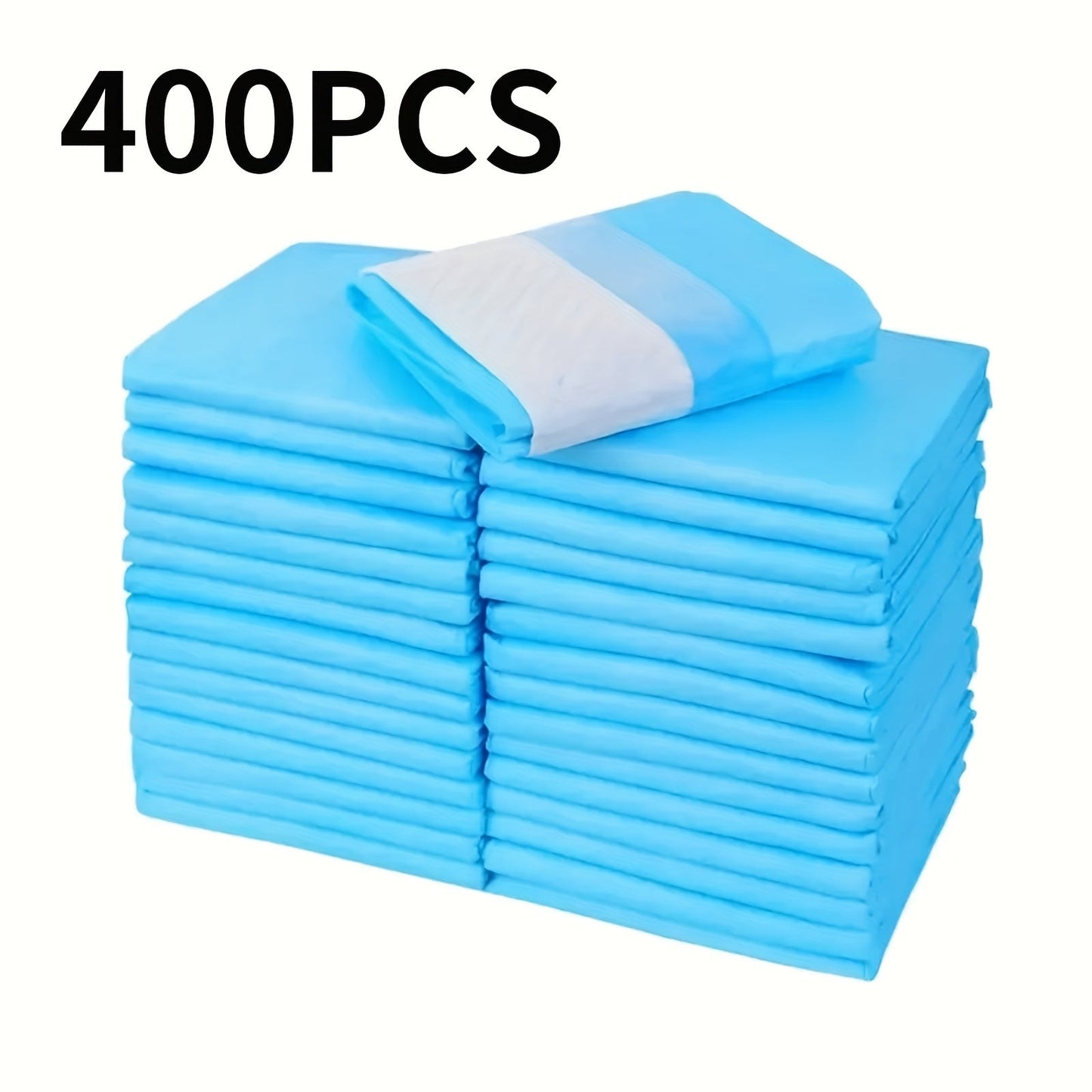 Bulk Pet Pee Pads 50 to 400-Count – Super Absorbent Leak-Proof Disposable Training Pads 23.6"x23.6" | For Dogs, Puppies, Cats & Rabbits | Extra Thick Option Available | Multi-Pet Household Value Pack