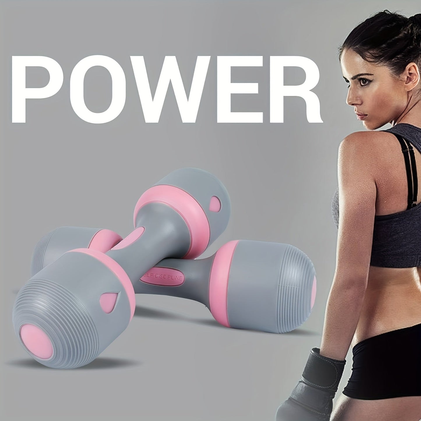 Neoprene Dumbbell Pair with Non-Slip Grip – Versatile All-in-One Weights for Home, Gym & Office – Full Body Workout Dumbbells, Easy Storage, Black or Pink