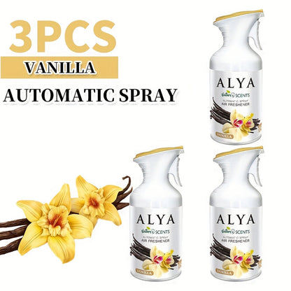 Aromatherapy Air Freshener Spray 8.45oz – 6 Scents: Lavender, Magnolia, Mixed Berries, Ocean, Cool Linen & Vanilla, Multi-Purpose Odor-Fighting Room Spray for Car, Home, Office, Bathroom & Closet (1 or 3 Pack)