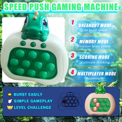 Santa Claus Pop Up Brain Game Toy for Kids – Interactive Click Music Memory Training Toy to Boost Focus Logic Animal Shaped Christmas Gift for Boys Girls