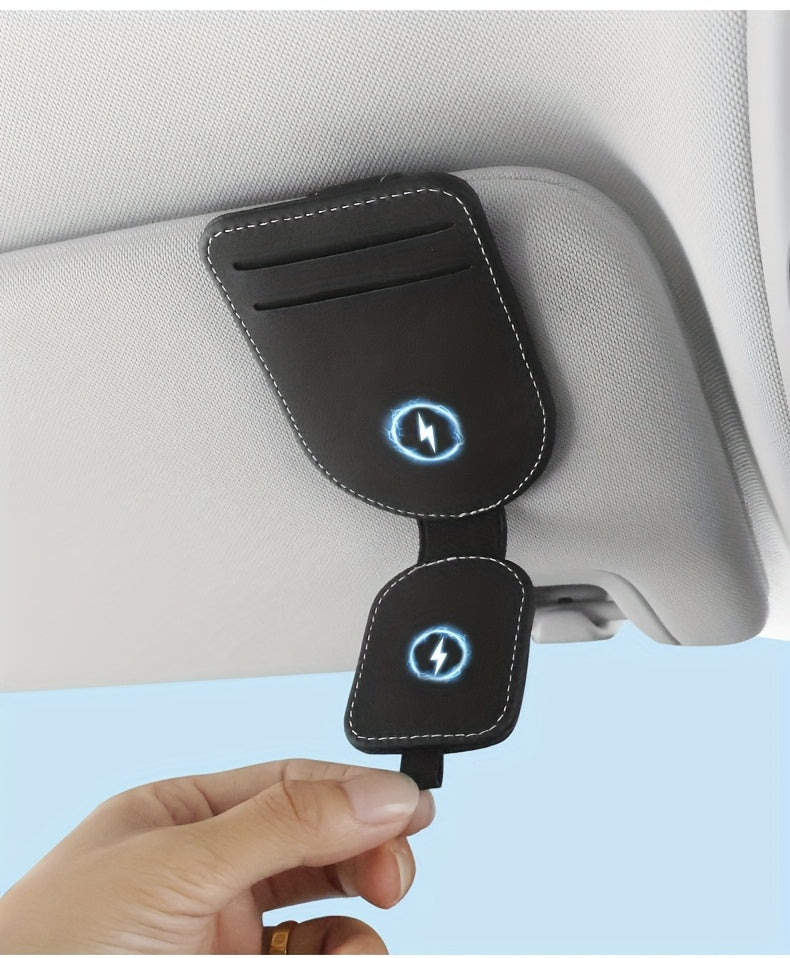 [Car Eyeglass Clip] High-Quality Car Eyeglass Clip, Multi-Functional Car Sun Visor Card Holder, In-Car Eyewear Storage Rack, Fashion Glasses Clip