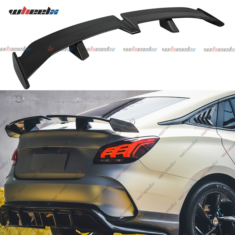 Universal Rear Spoiler Wing 54 Inch – ABS Pro Style Trunk Lid Spoiler, UV-Resistant, Fits Honda Toyota Subaru BMW Dodge Sedan Hatchback Coupe, 3 Colors