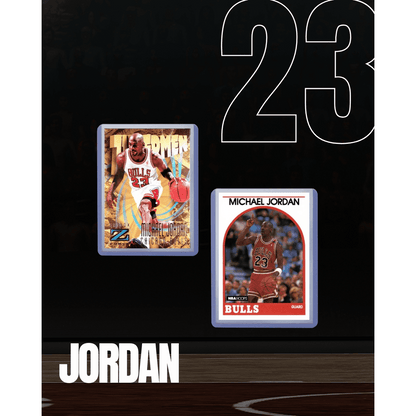 Michael Jordan Basketball Cards Bundle – 3 Assorted MJ Cards Chicago Bulls #23, Near Mint to Mint Condition, Topps Upper Deck Panini, Collector Gift for Jordan & NBA Fans