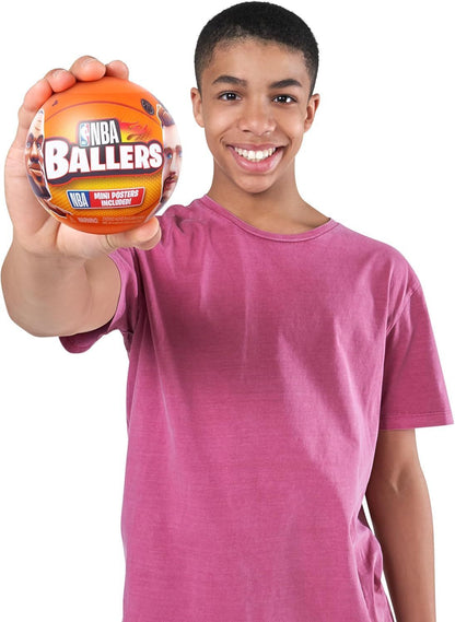 NBA Ballers Mystery Capsule Figurine Series 1 by ZURU – Surprise Unboxing Mini NBA Player Collectible Toy for Boys, Sports Fans & Collectors, Random Basketball Figure Blind Box Gift
