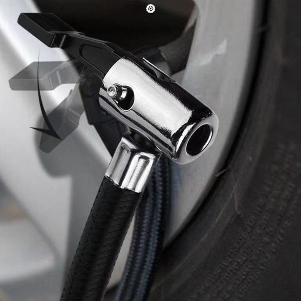12V Tire Inflator 150PSI – Dual Cylinder Car Air Pump with LED Digital Pressure Gauge & Light, No Battery Required, Portable for Car, SUV, Truck, Bicycle, Basketball & Inflatables