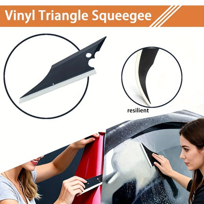 Window Tint Tool Kit 36PCS Felt Squeegee Scraper Set for Car Vinyl Wrap Film Installation DIY Beginner Window Tinting Tools Complete Kit
