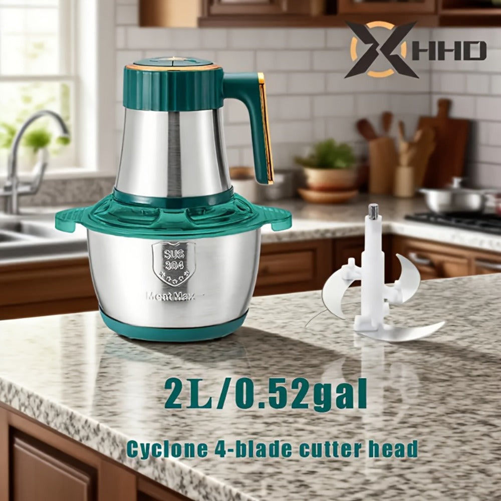 Electric Meat Grinder 5L 5-Speed – Large Capacity Stainless Steel Food Processor, Blender & Filling Machine for Meat, Garlic, Chili & More