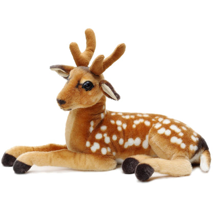 Large Deer Stuffed Animal Plush 21 Inch – Dorbin the Deer Soft Realistic Woodland Plush Toy by Viahart, CPSIA Safe with Character Story, Birthday Gift for Kids Animal Lovers