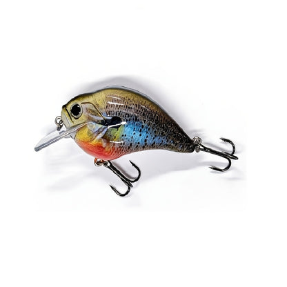 Crankbait Fishing Lures 5-Pack – 2.95inch 15.5g Deep Diving Fat Body Wobbler, Slow Sinking Hard Bait for Bass, Trout & Walleye in Freshwater & Saltwater
