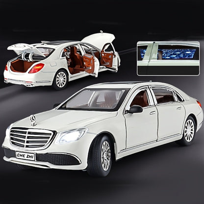 Mercedes-Benz E300 Diecast Car Model 1:24 Scale Zinc Alloy Static Replica | Openable Doors, Highly Detailed Collectible | Desktop Decor Gift for Men Adults