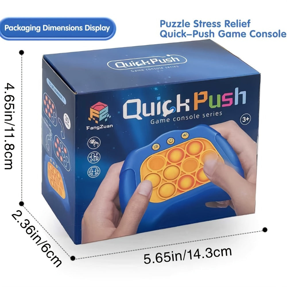 Handheld Electronic Fidget Game – Smart Interactive Touch-Activated Puzzle Toy, Portable Stress-Relief Memory Game Device for Kids Teens & Adults, Fun Creative Gift for Birthdays & Celebrations
