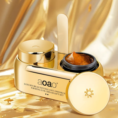 Caffeine Eye Cream Day & Night Set with Peptide, Hyaluronic Acid & Niacinamide – Firms, Brightens & Reduces Dark Circles, Puffiness & Fine Lines | Anti-Aging Eye Essence for Women & Men, All Skin Types