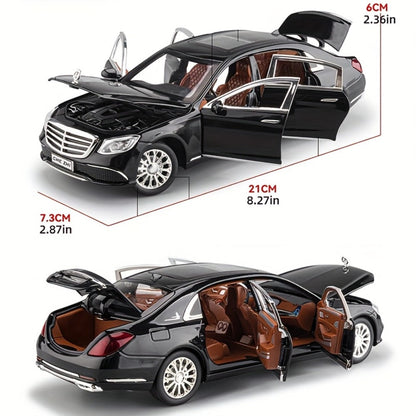 Mercedes-Benz E300 Diecast Car Model 1:24 Scale Zinc Alloy Static Replica | Openable Doors, Highly Detailed Collectible | Desktop Decor Gift for Men Adults