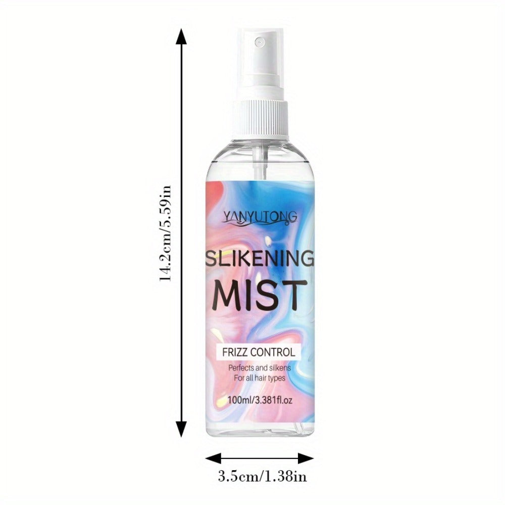 Perfumed Hair Mist Smoothing Spray 100ml — Heat Protection, Anti-Frizz, Moisturizing & Detangling Leave-In Formula | Long-Lasting Fragrance for Straight, Curly & Frizzy Hair | All Hair Types Unisex
