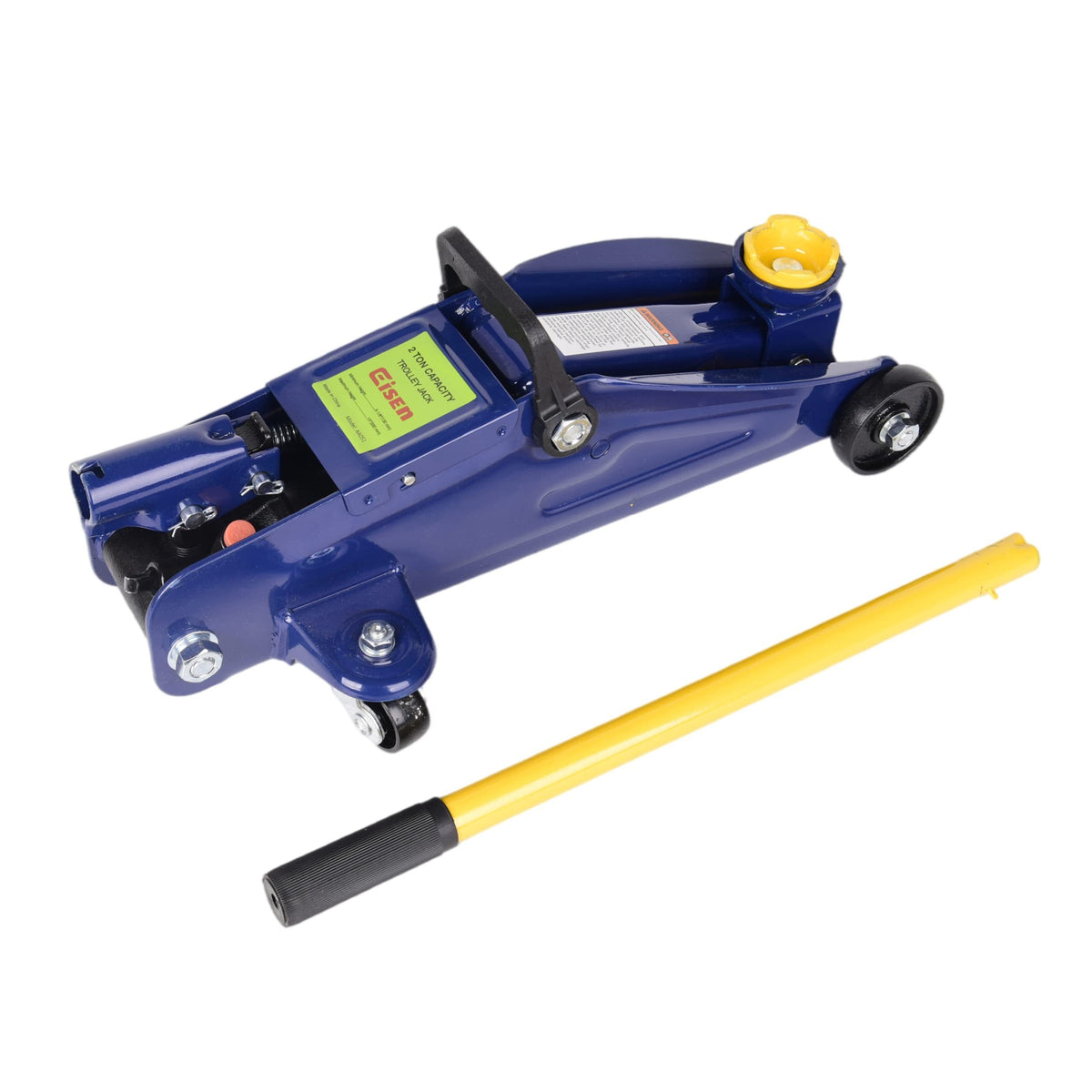 Aain 2 Ton Heavy Duty Floor Jack, Hydraulic Low Profile Trolley Service Floor Jack, Blue