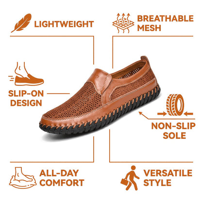 Men's Loafers & Slip-Ons - Breathable Comfort & Lightweight Design