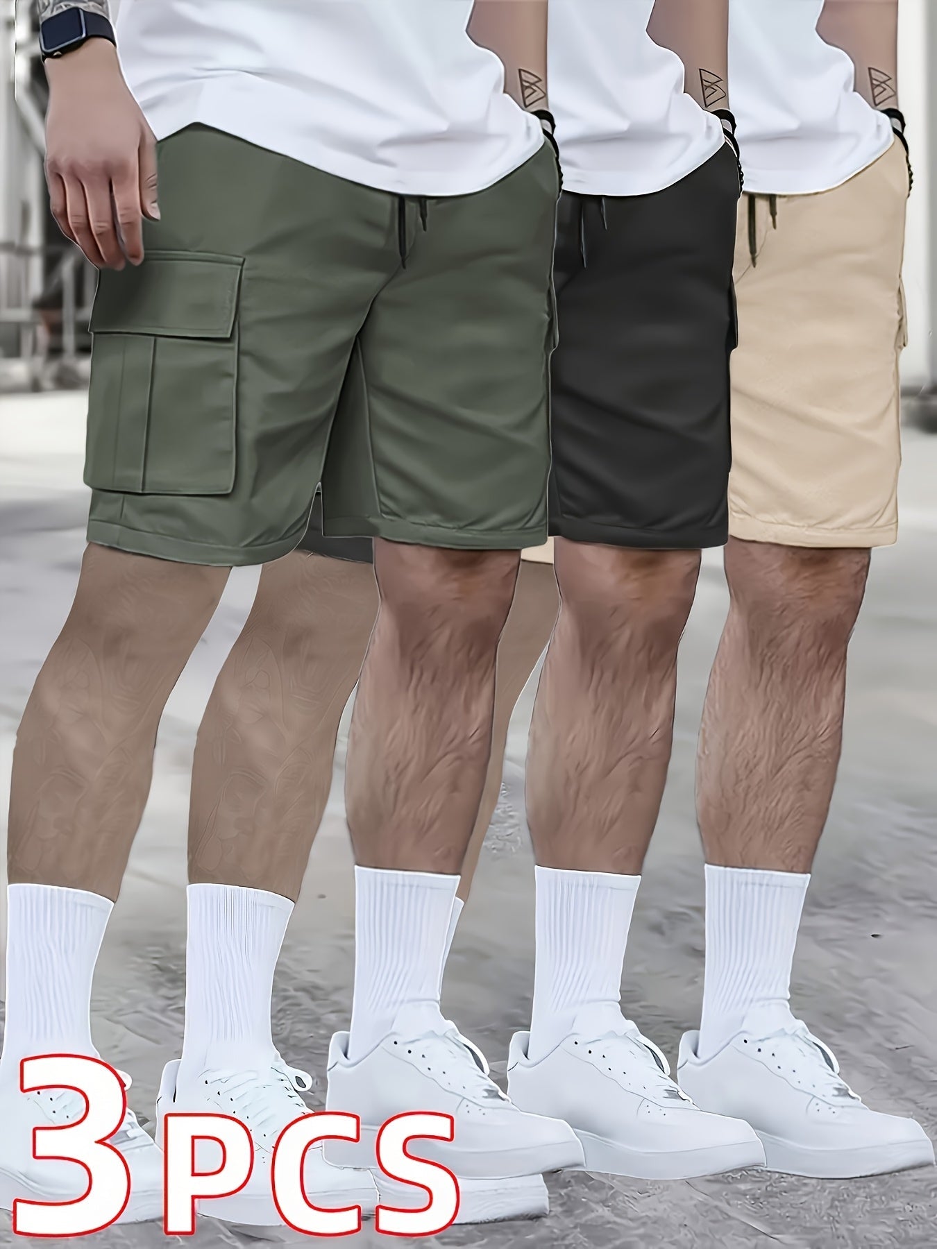 Men's Cargo Shorts - Multi Pocket Everyday Style