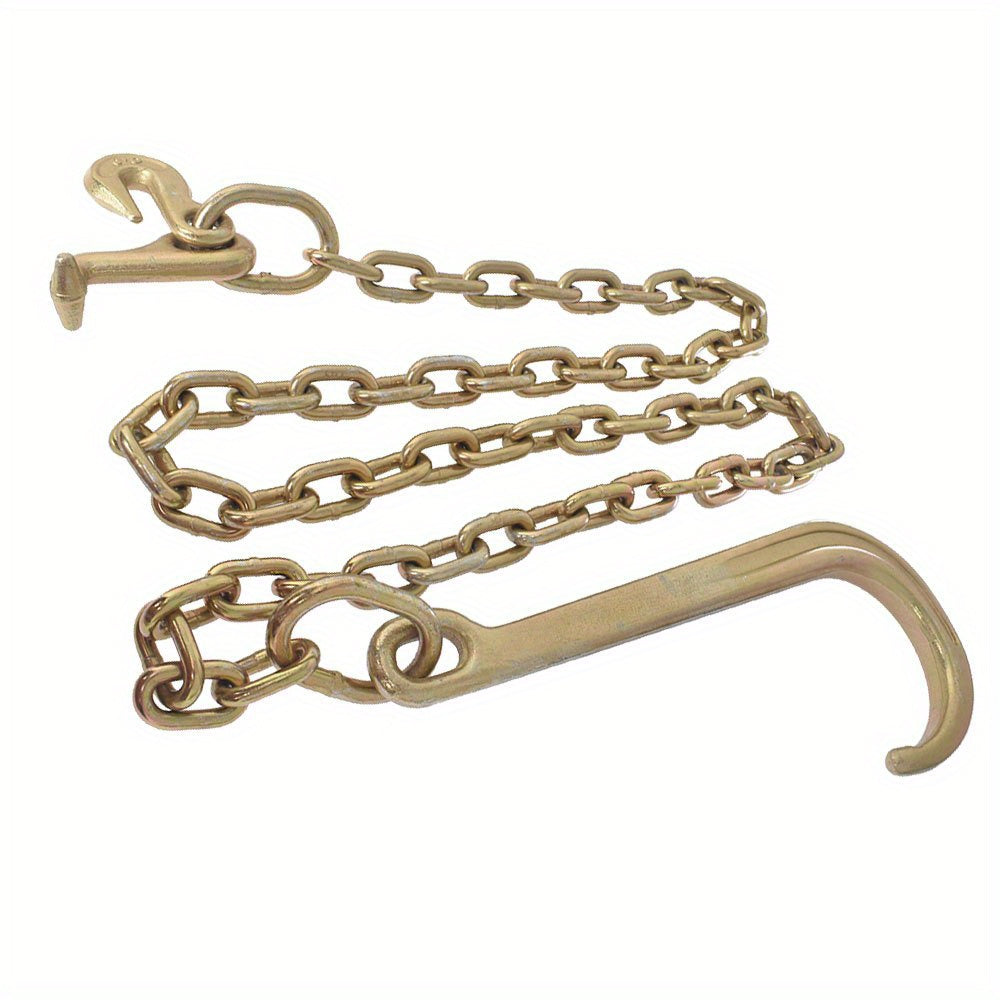 5/ 16 X 6ft Grade 70 Tow Chain 15 J Hook Mini R Hook Replacement for Recovery Wrecker Axle