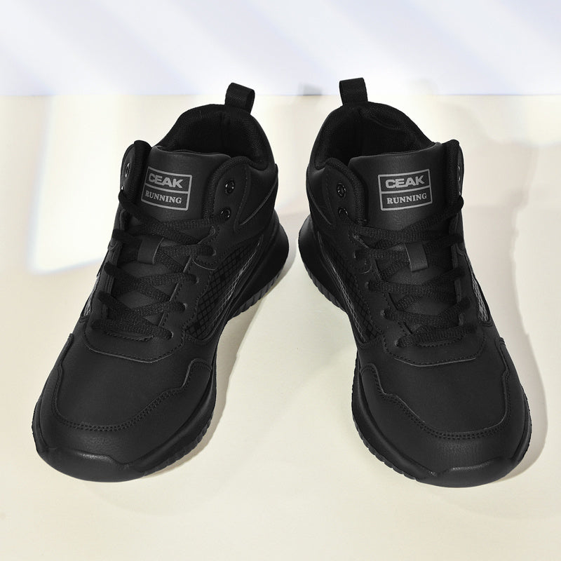 Men's Restaurant Work Shoes - Anti-Slip Sole & Lace-Up 003365