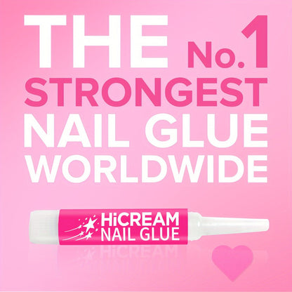 Nail Glue Set for Press On Nails Water Resistant Unscented Brush On Liquid Adhesive DIY Nail Art Enhancement Gel Formula Multi-Pack 14pcs 28pcs