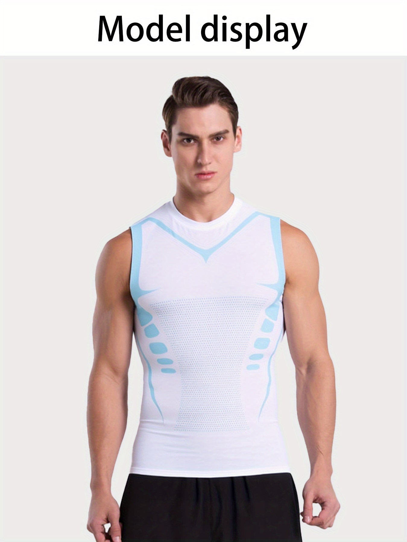 Men's American Flag Performance Shirt - Sleeveless 015717