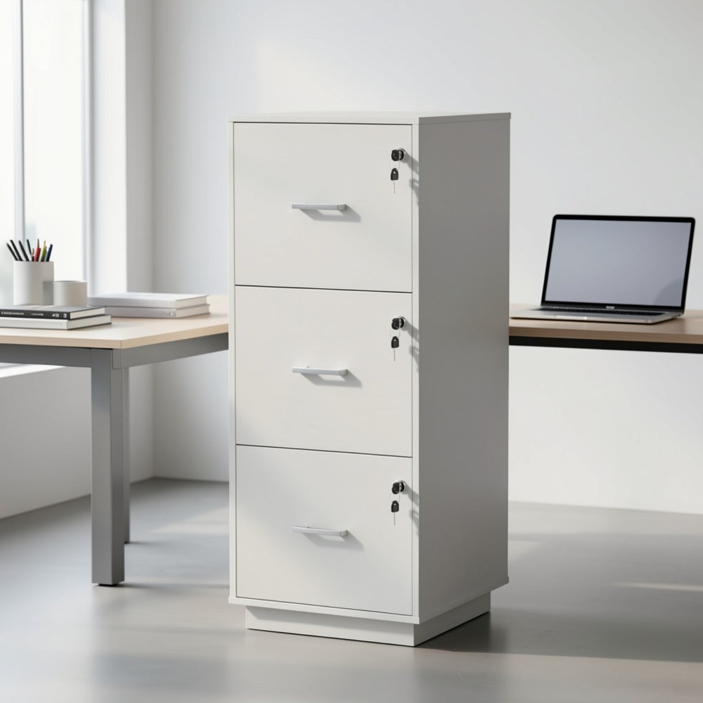 3-Drawer File Cabinet for Organized Everyday Storage in Home Office detail image - detail view 10