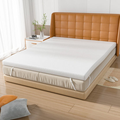 3-Inch Mattress Topper with Memory Foam, Bed Mattress Pad for Bedroom detail image - detail view 10