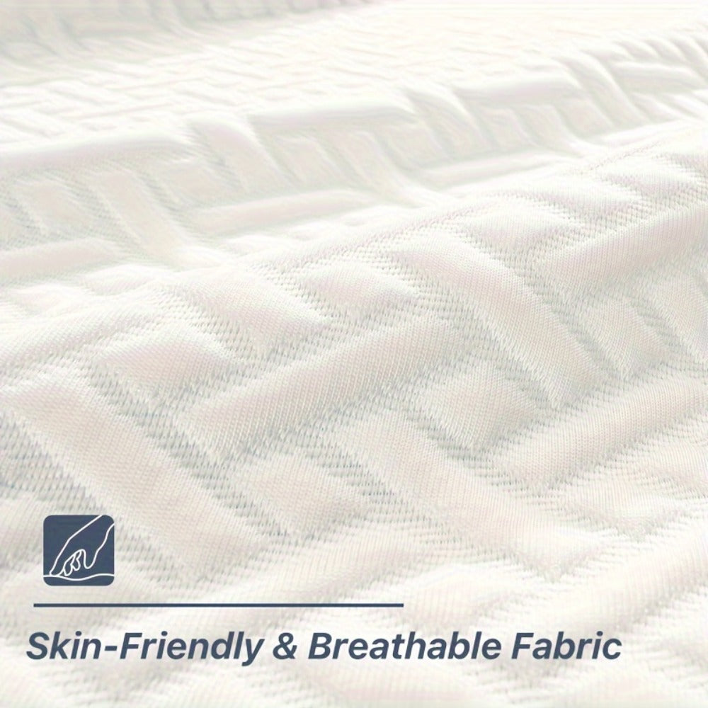 3-Inch Mattress Topper with Memory Foam, Bed Mattress Pad for Bedroom detail image - detail view 15