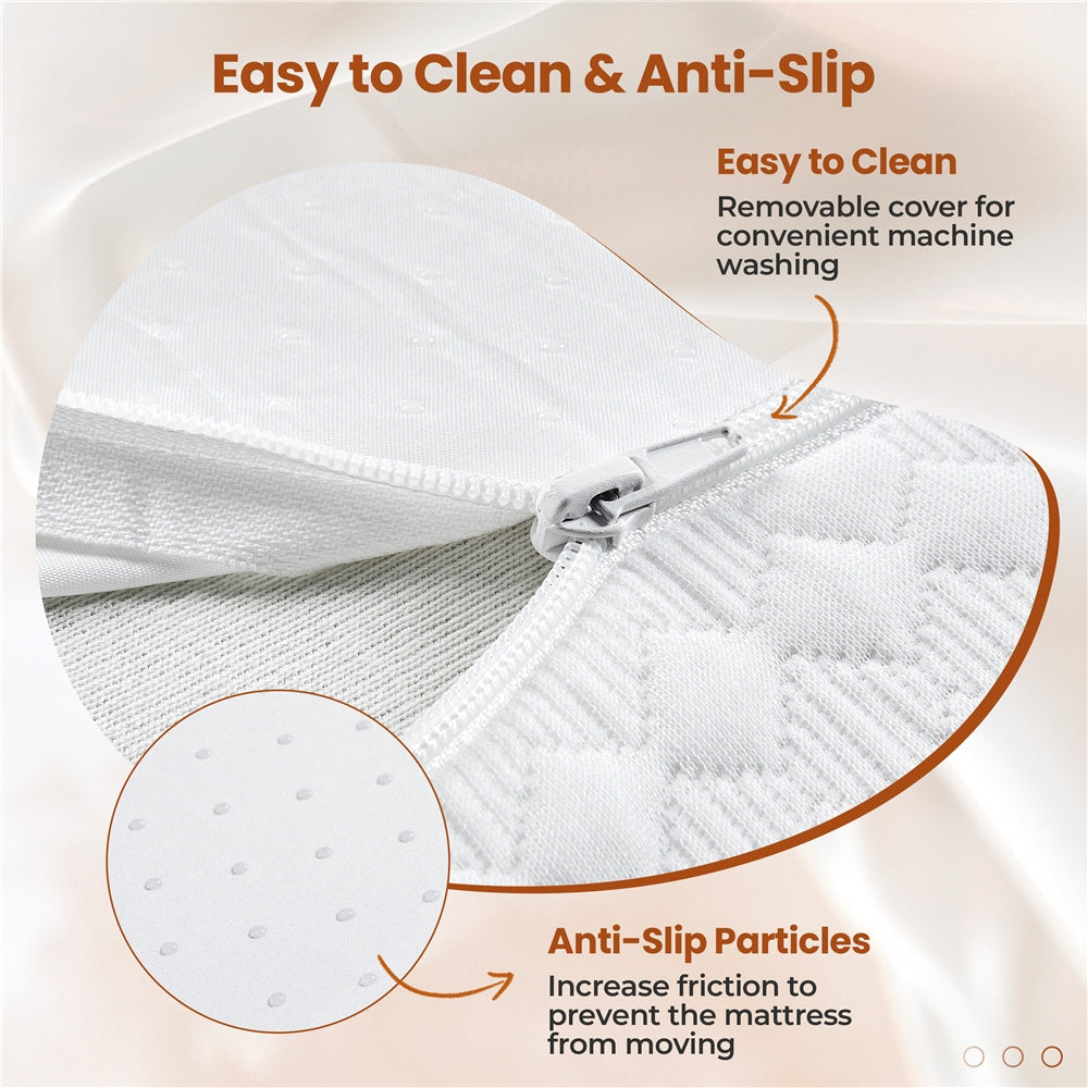 3-Layer Mattress, Medium-Firm Bed Mattress for Bedroom Comfort and Support detail image - detail view 34
