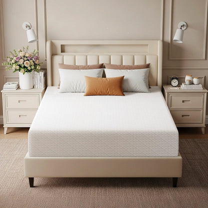 Mattress shown in the White, 10in/Full option
