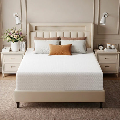Mattress shown in the White, 12in/Full option