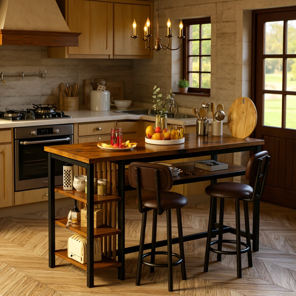 3-Piece Dining Table Sets And Breakfast Nook Sets for Kitchen and Home Office detail image - detail view 10