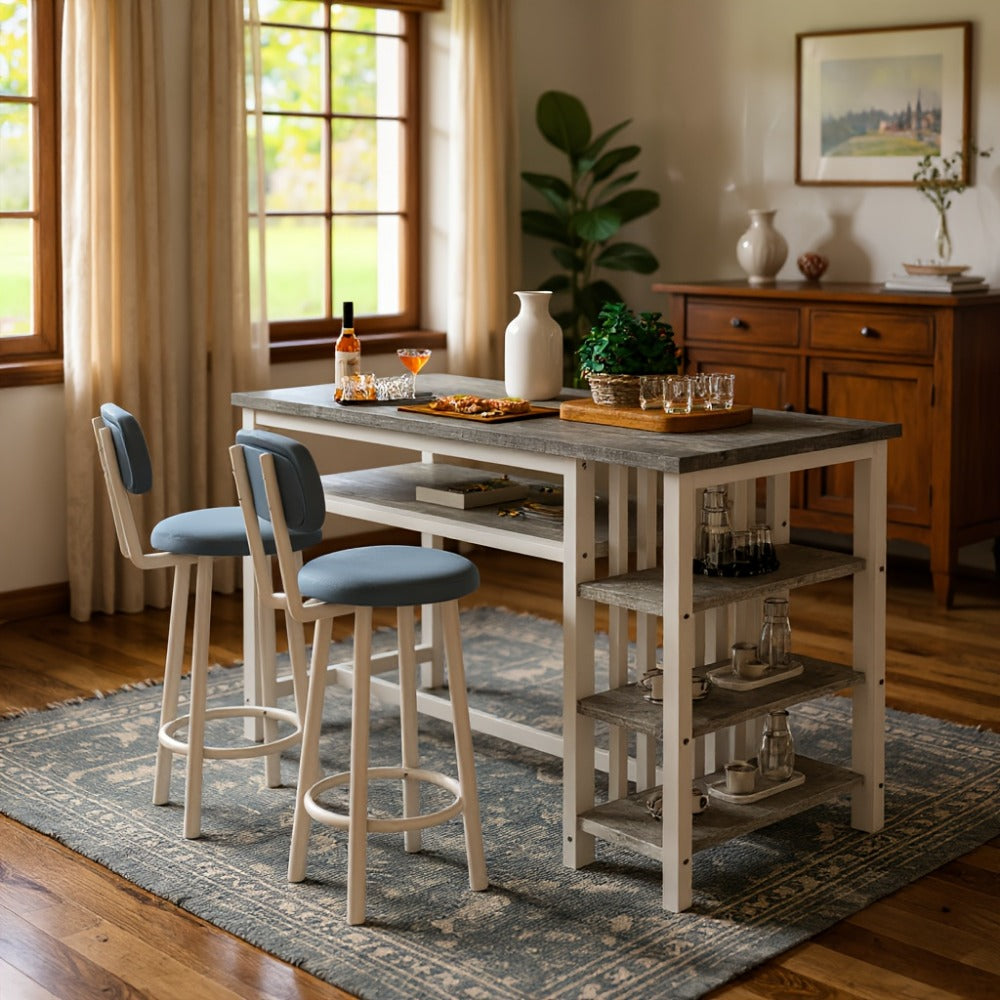 3-Piece Dining Table Sets And Breakfast Nook Sets for Kitchen and Home Office detail image - detail view 13