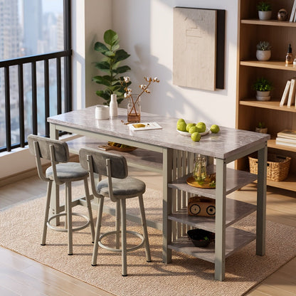 3-Piece Dining Table Sets And Breakfast Nook Sets for Kitchen and Home Office detail image - detail view 14