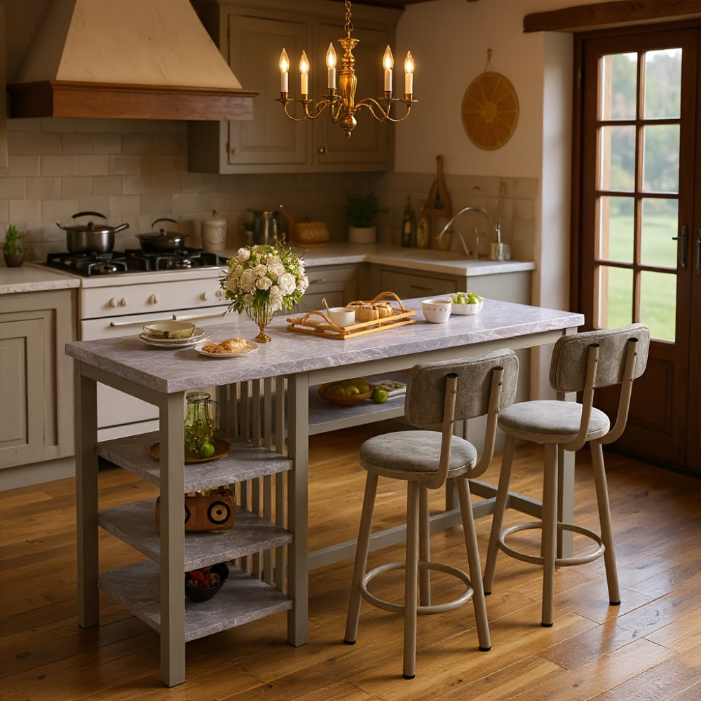 3-Piece Dining Table Sets And Breakfast Nook Sets for Kitchen and Home Office detail image - detail view 15