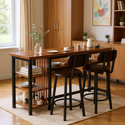 3-Piece Dining Table Sets And Breakfast Nook Sets for Kitchen and Home Office detail image - detail view 7