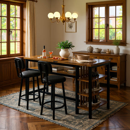3-Piece Dining Table Sets And Breakfast Nook Sets for Kitchen and Home Office detail image - detail view 8