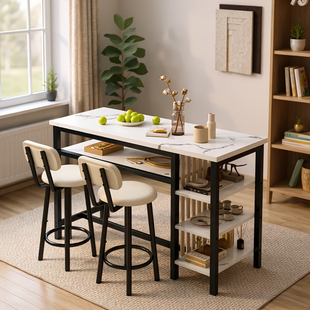 Dining Table Sets and Breakfast Nook Sets, 3-Piece Counter Height Dining Table Set shown in the main product view