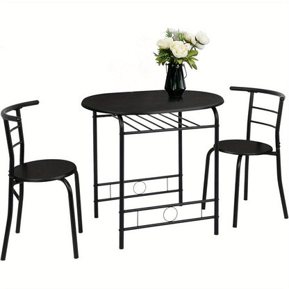 Dining Table Set shown in the Black option