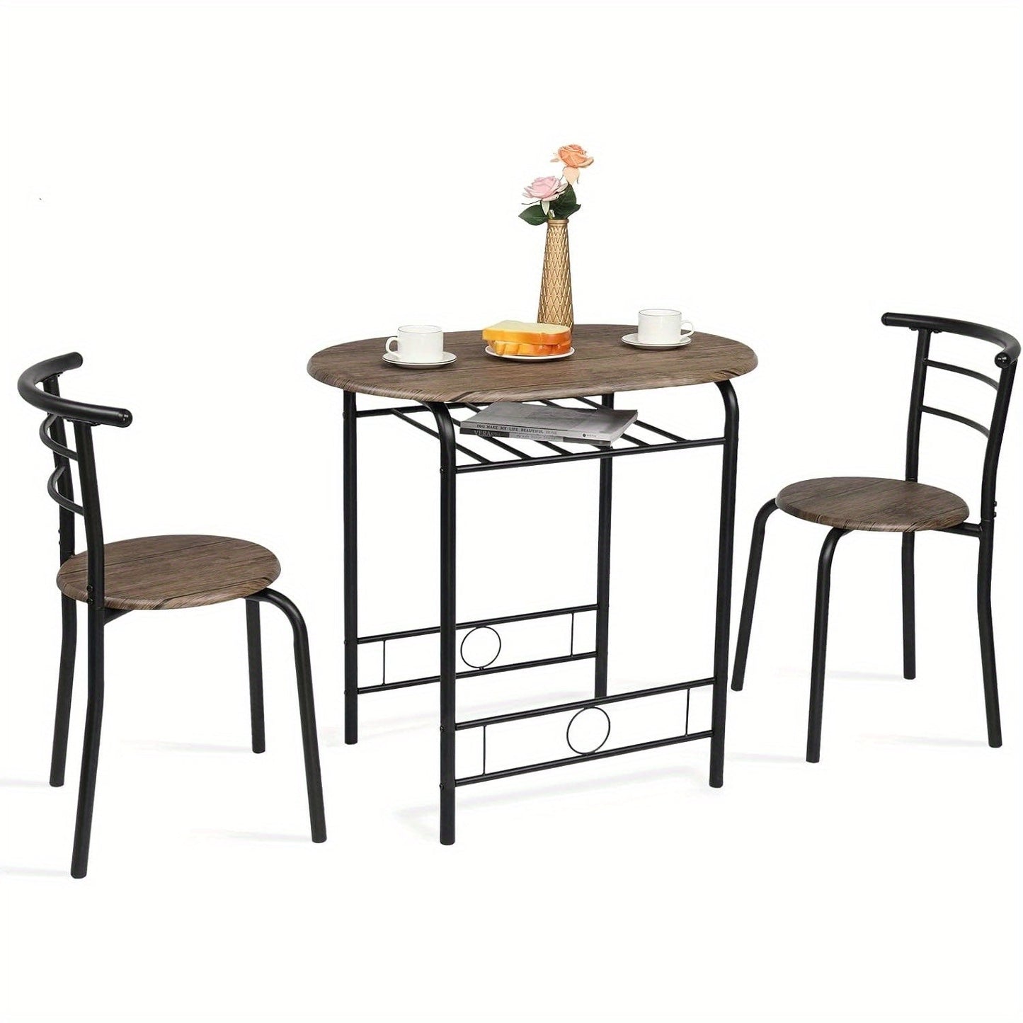 Dining Table Set shown in the Rustic option
